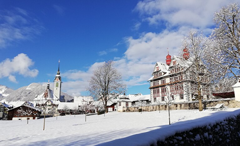 Dorf Schwyz