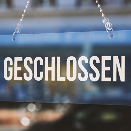 Fronleichnam geschlossen
