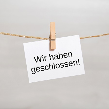 13. März geschlossen
