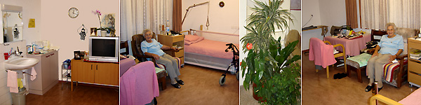 Gästezimmer im Alters und Pflegeheim