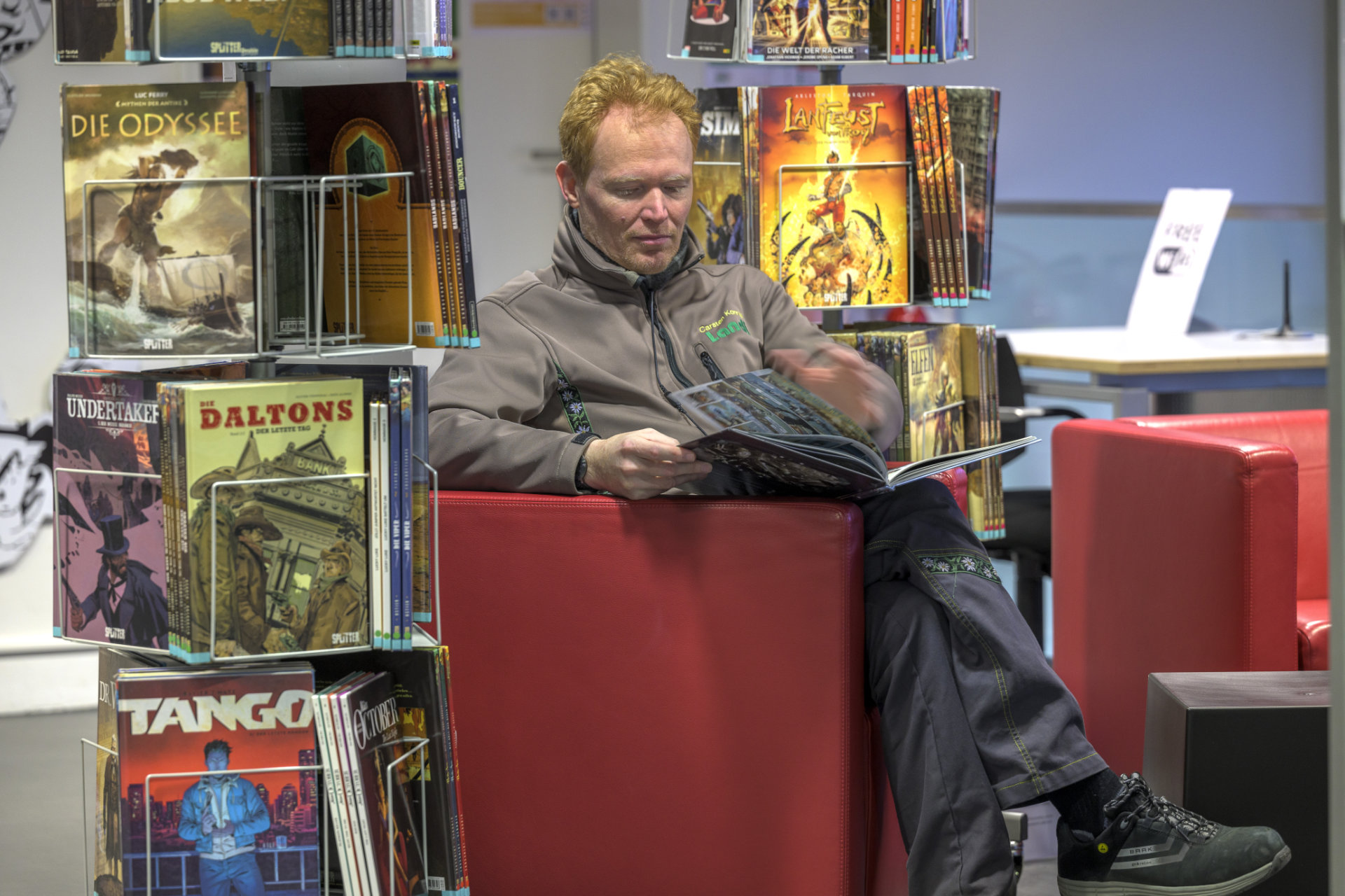 Comicecke im E+