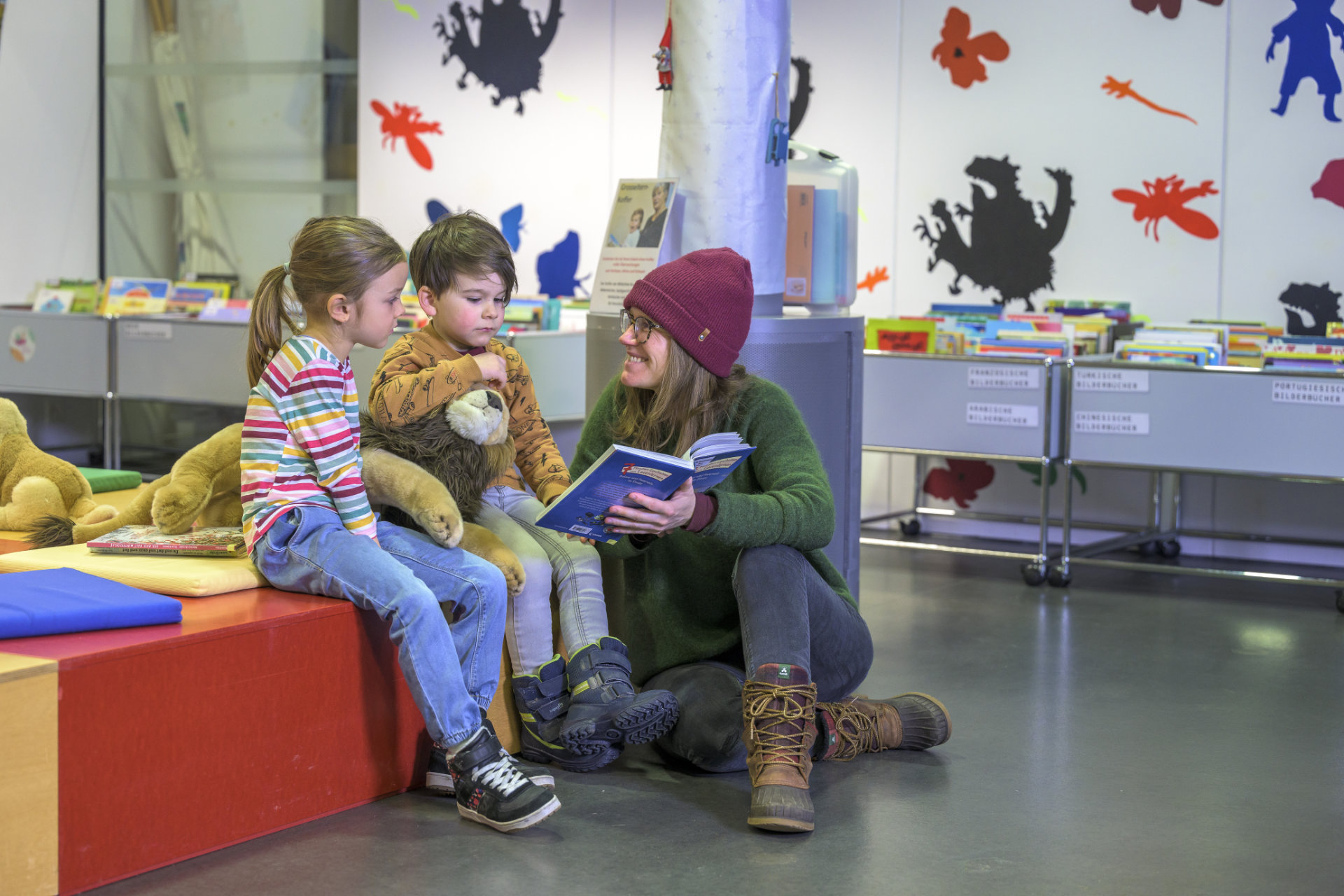 Kinderabteilung für Familien