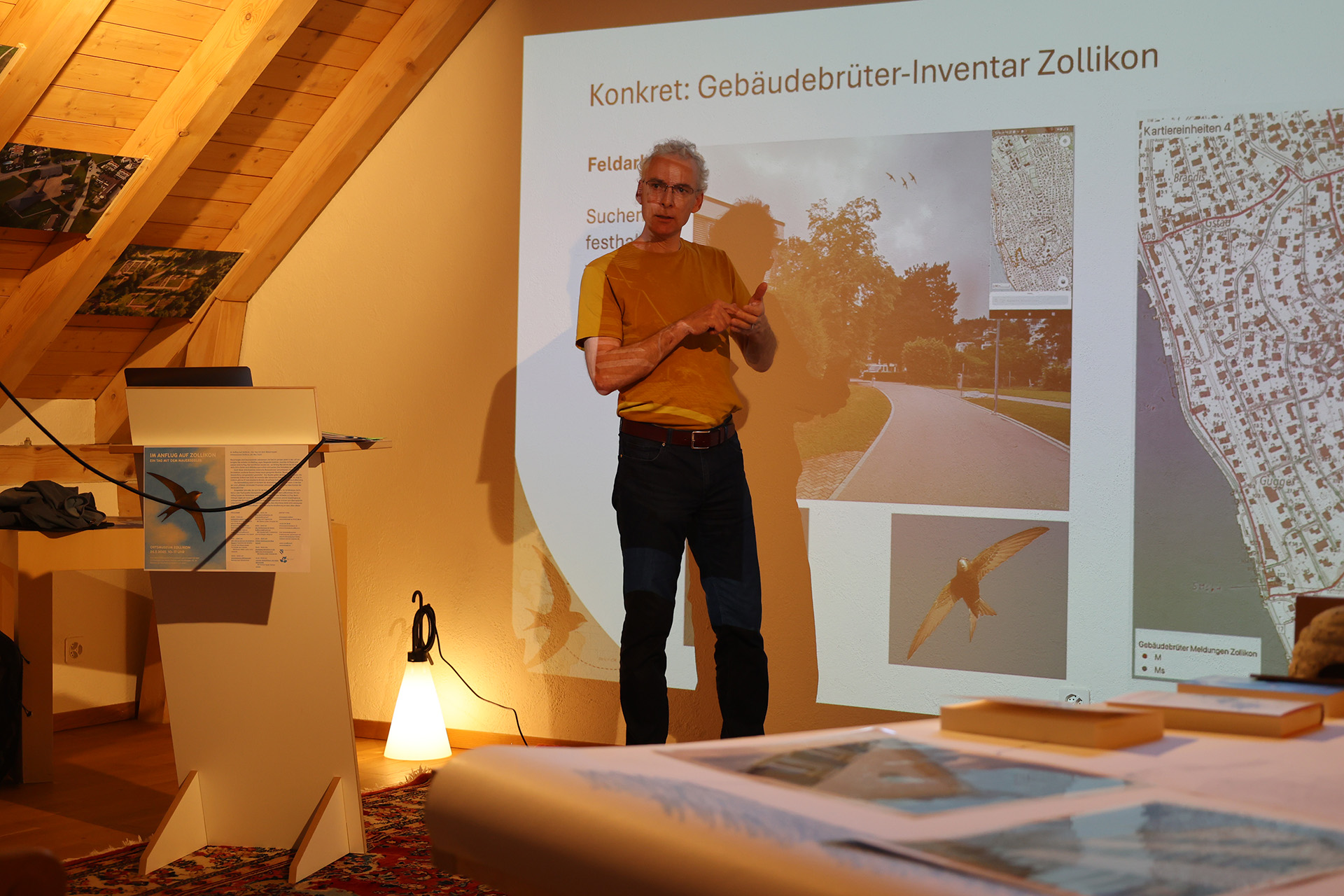 Was hat Ornithologie mit Kartografie zu tun? 
Mit Stefan Zoller, Orniplan AG

