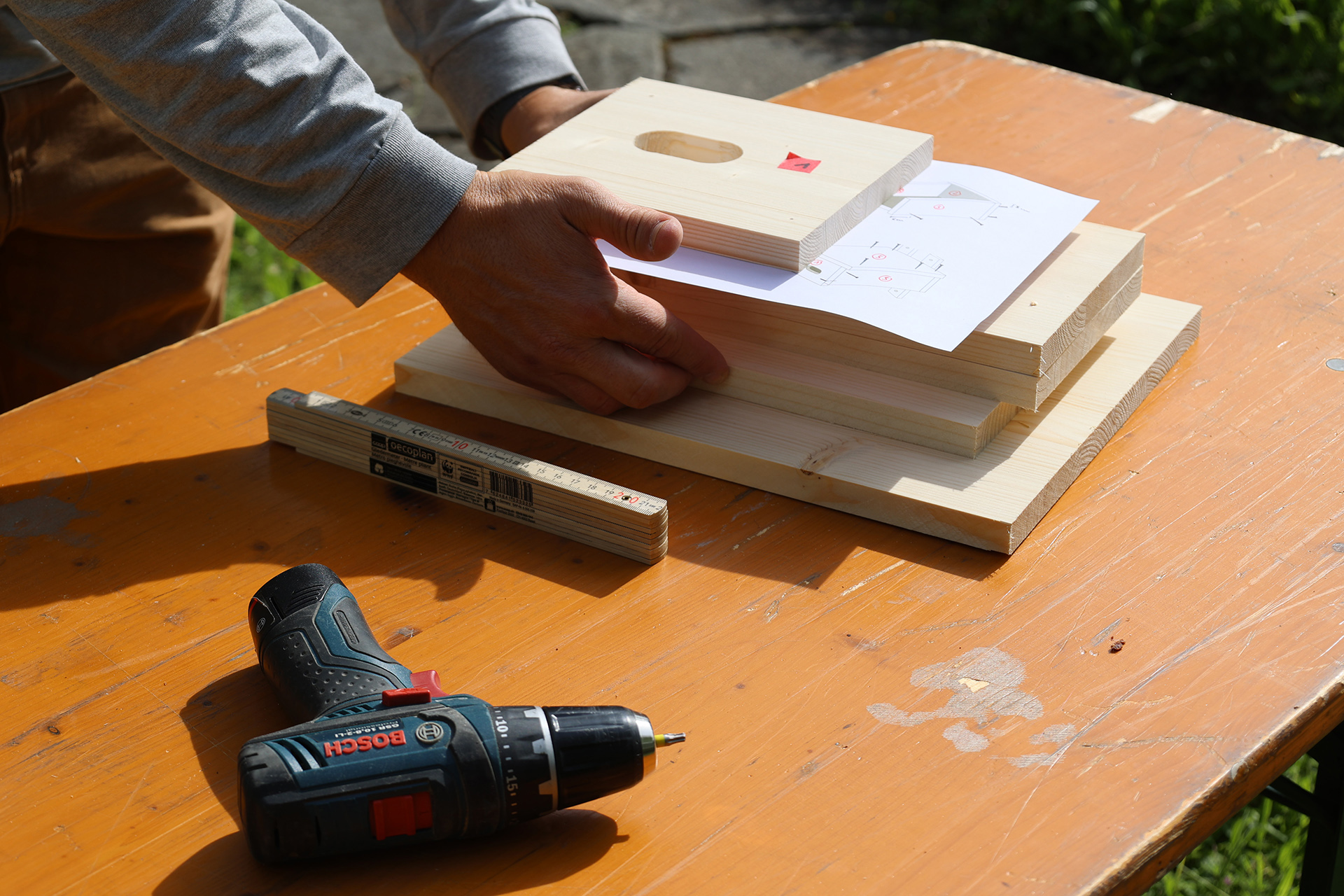 Nistkästen für den Mauersegler selber bauen. Mit Philip Danuser, Flur GmbH