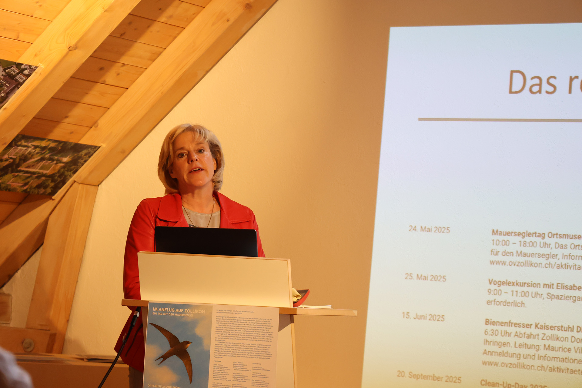 Der Ornithologische Verein Zollikon stellt sich vor
Mit Claudia Nett, Präsidentin OVZ und Rui Biagini, Mitglied OVZ
