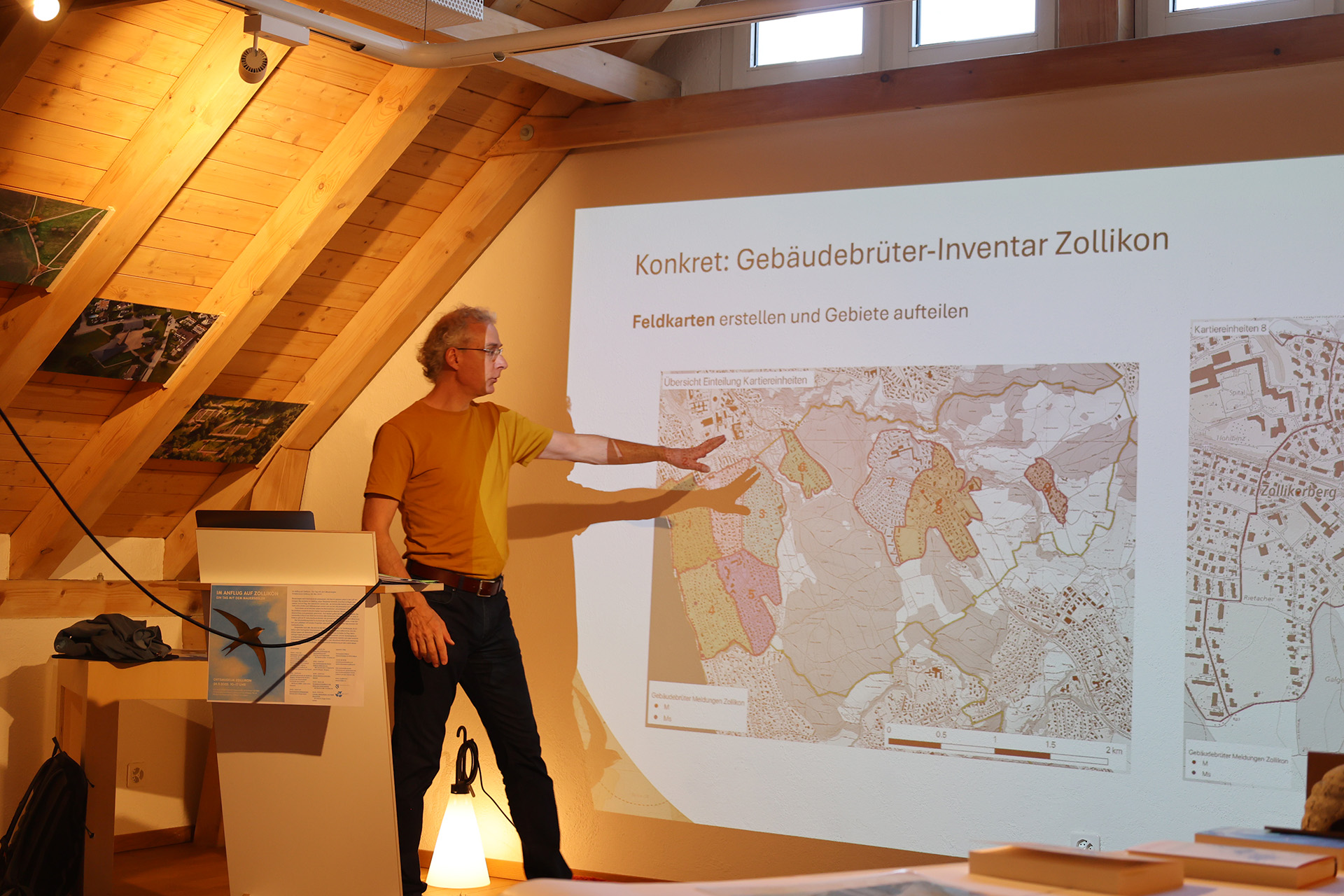 Was hat Ornithologie mit Kartografie zu tun? 
Mit Stefan Zoller, Orniplan AG
