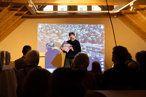 Ausstellungsansicht, «Zollikon von oben», 2024