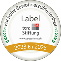 Label Terz Stiftung Zufriedenheit Bewohnende