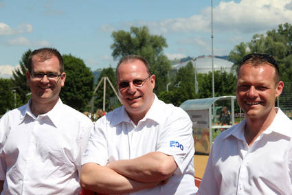 Patrick, Dani und Beat vom Vorstand KFV