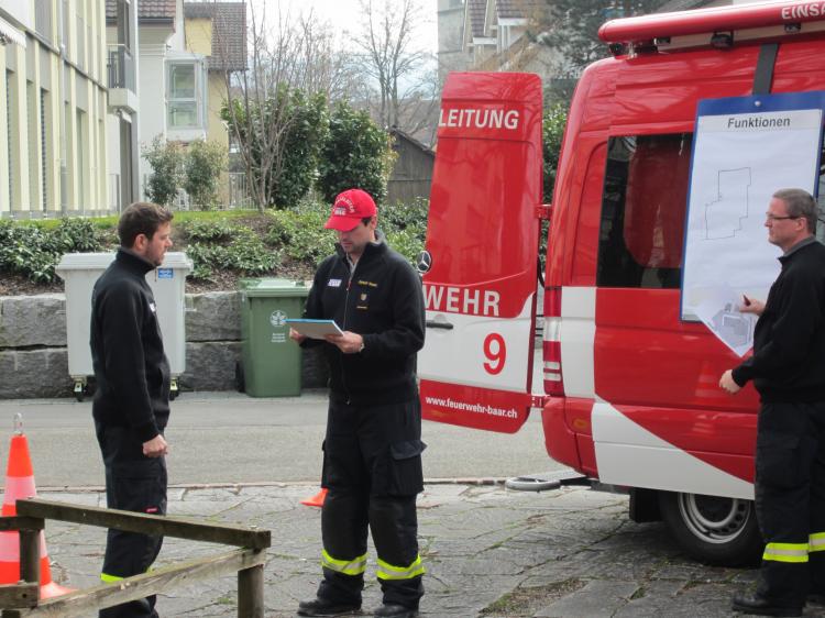 Befehlsausgabe Einsatzleiter
