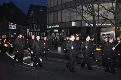 Stolze Fackelträger