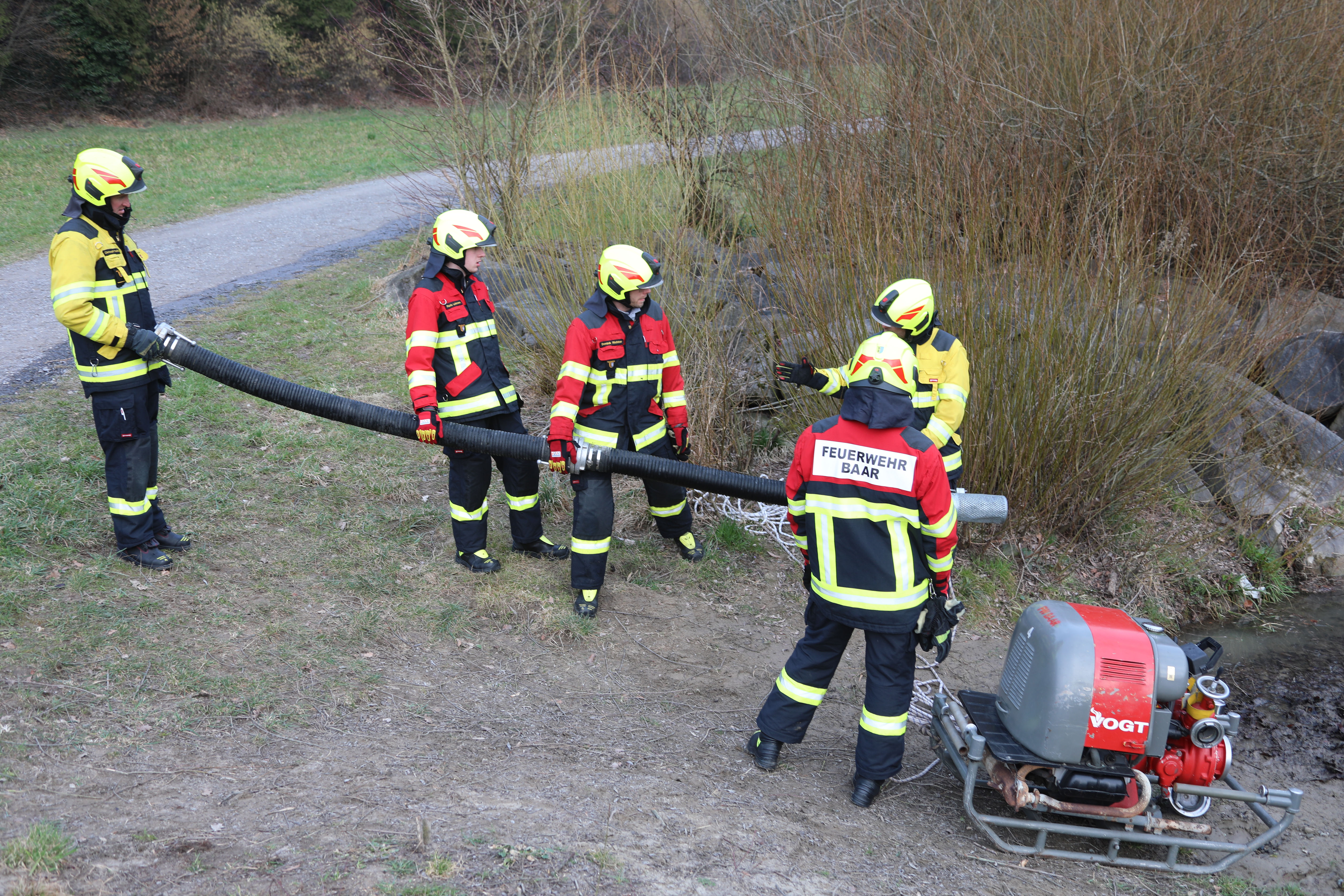 Seiher wird zusammengebaut