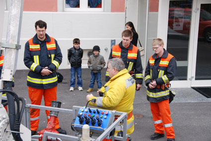 Ausbildung am Hubretter