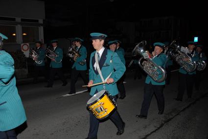 Und los geht's mit der Feldmusik Allenwinden