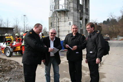 Dani, Rolf, Peter und Patrick auf Besuch