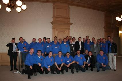 Gruppenbild mit den Bundespolitikern