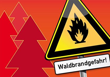 Symbole Waldbrandgefahr