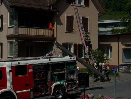 Rettungen an der Inspektionsübung