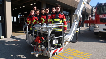 Die Neueingeteilten in der Feuerwehr Baar