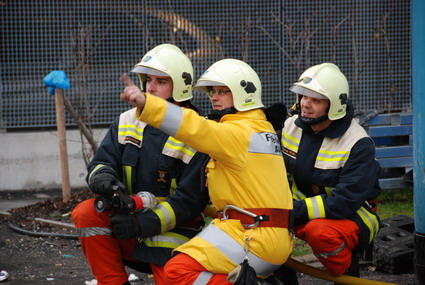 Da vorne ist der Brand...