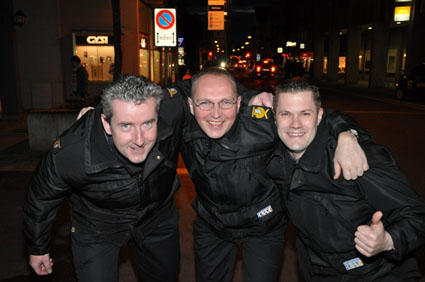Remo, Thomas und Hildi im Schuss