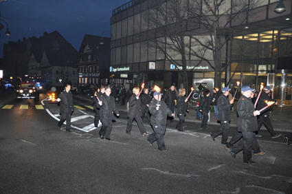 Am Schluss folgen die Fahrzeuge
