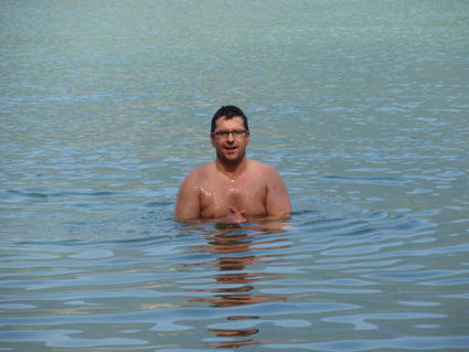 Ein kühner Schwimmer
