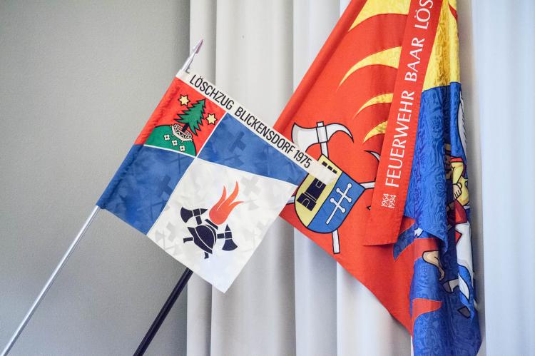 Standarte und Fahne Lz Blickensdorf und Lz Dorf