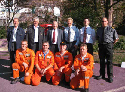 Gruppenbild mit Marco, Hans-Peter und Max
