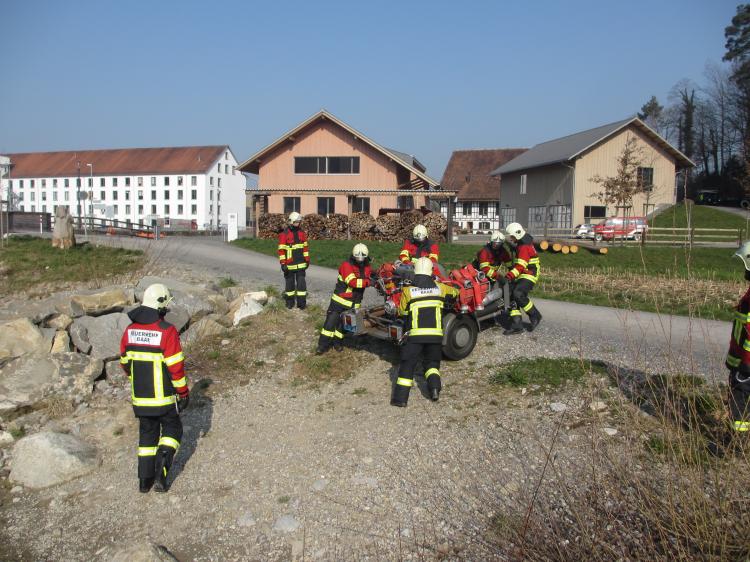 Stellungsraum Motorspritze