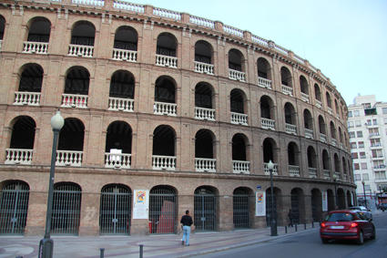 Die Stierkampfarena von Valencia