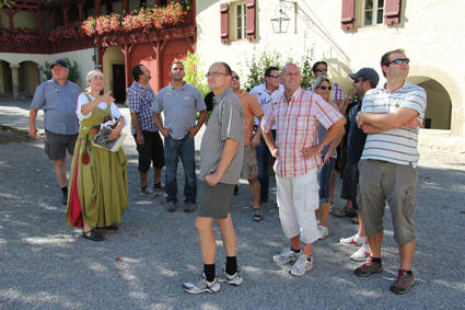 Empfang auf der Lenzburg