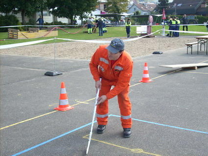 Gianni beim Unihockey