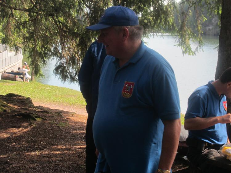 Markus mit gefülltem Bauch