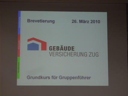 Brevetierung im Theoriesaal