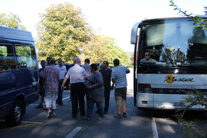 vor der Rückfahrt