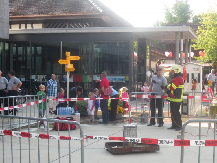 Kurze Beratung vor der nächsten Vorführung