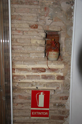 Feuerlöscher auf Spanisch