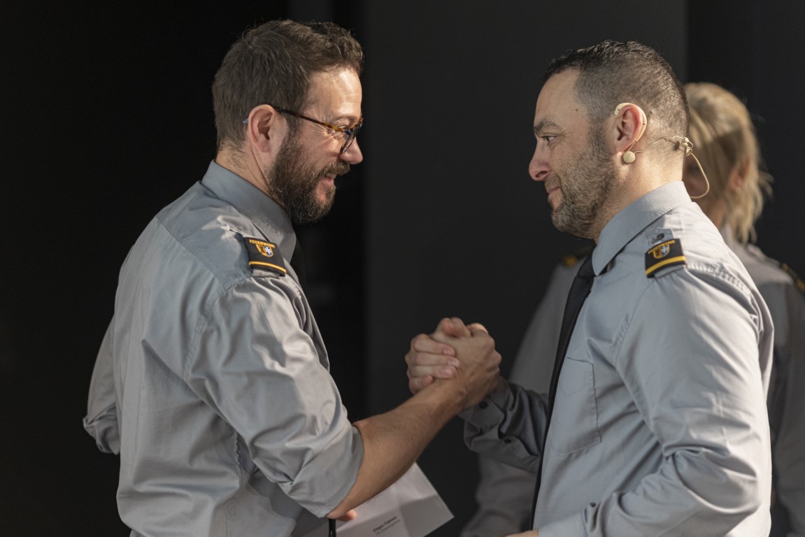 Gratulation zu 15 Jahre Feuerwehrdienst