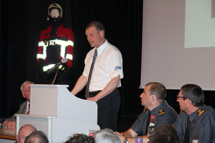 Grussworte von Feuerwehrverbands-Präsident Beat Obrist
