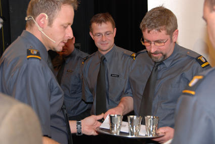 Aus dem aktiven Dienst entlassen werden auch der Chef MWD Leo Hauser...