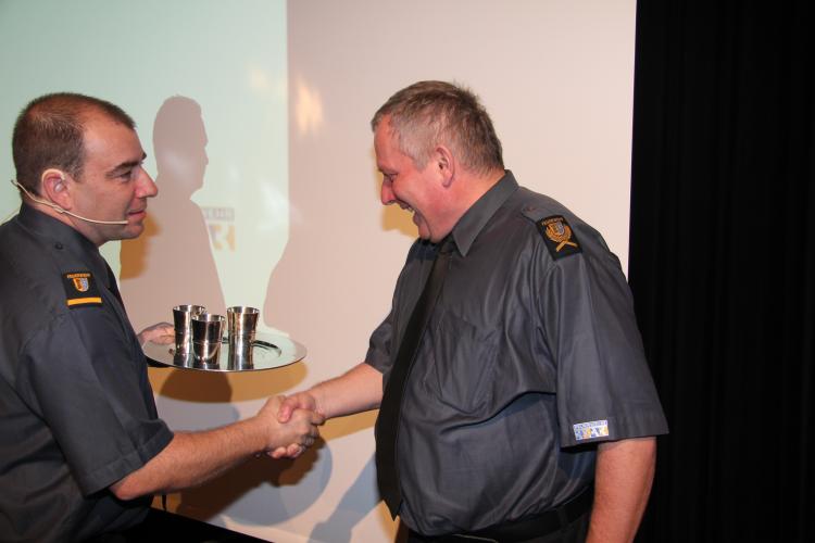 Markus Hotz leistet sogar schon 30 Jahre Feuerwehrdienst.