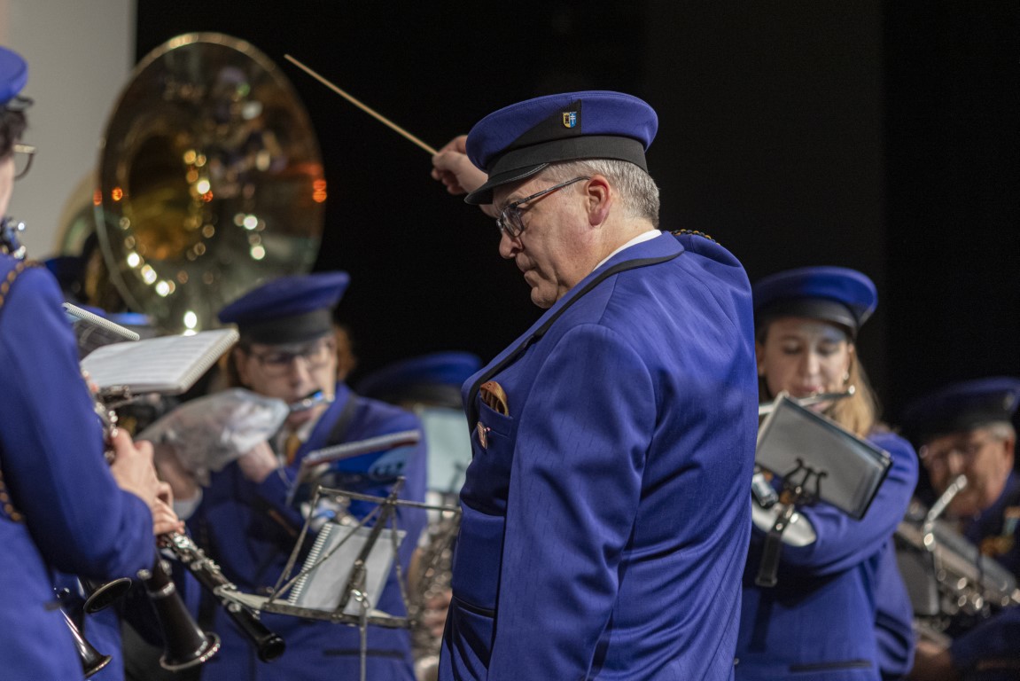 Empfang im Gemeindesaal durch die Feldmusik