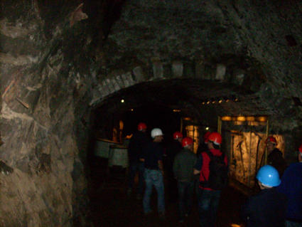 Besuch der Asphaltmine