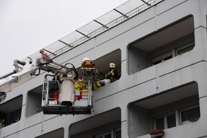 Hubretter im Einsatz 