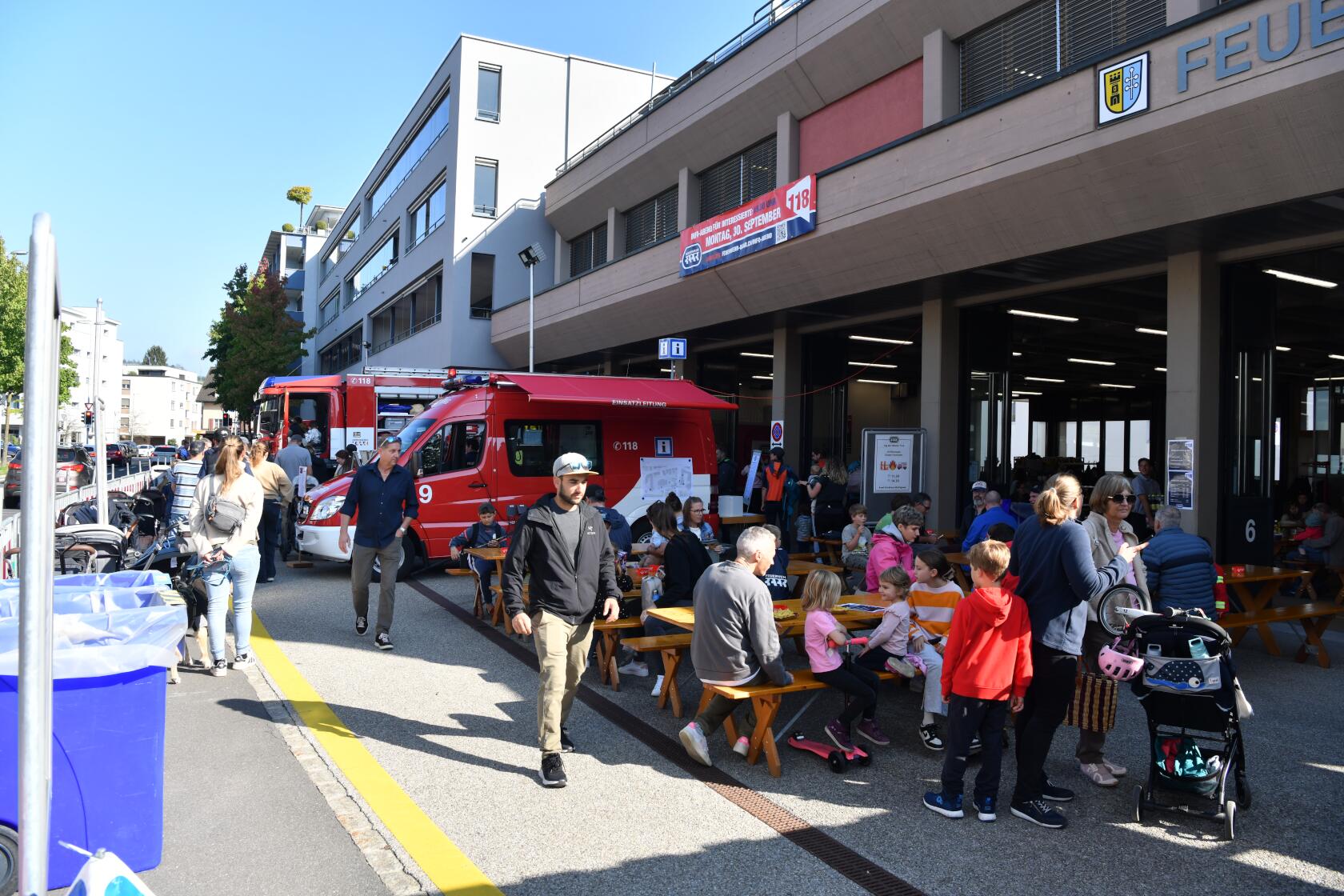 Die Festwirtschaft lädt zum Verweilen ein