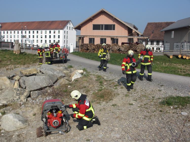 Der Maschinist mach seinen Rundgang.