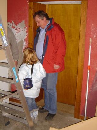 Markus und Tochter Daniela kommen zu Besuch