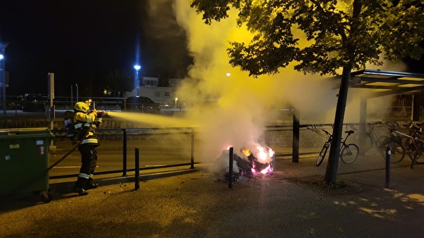 Brand Kartonstapel