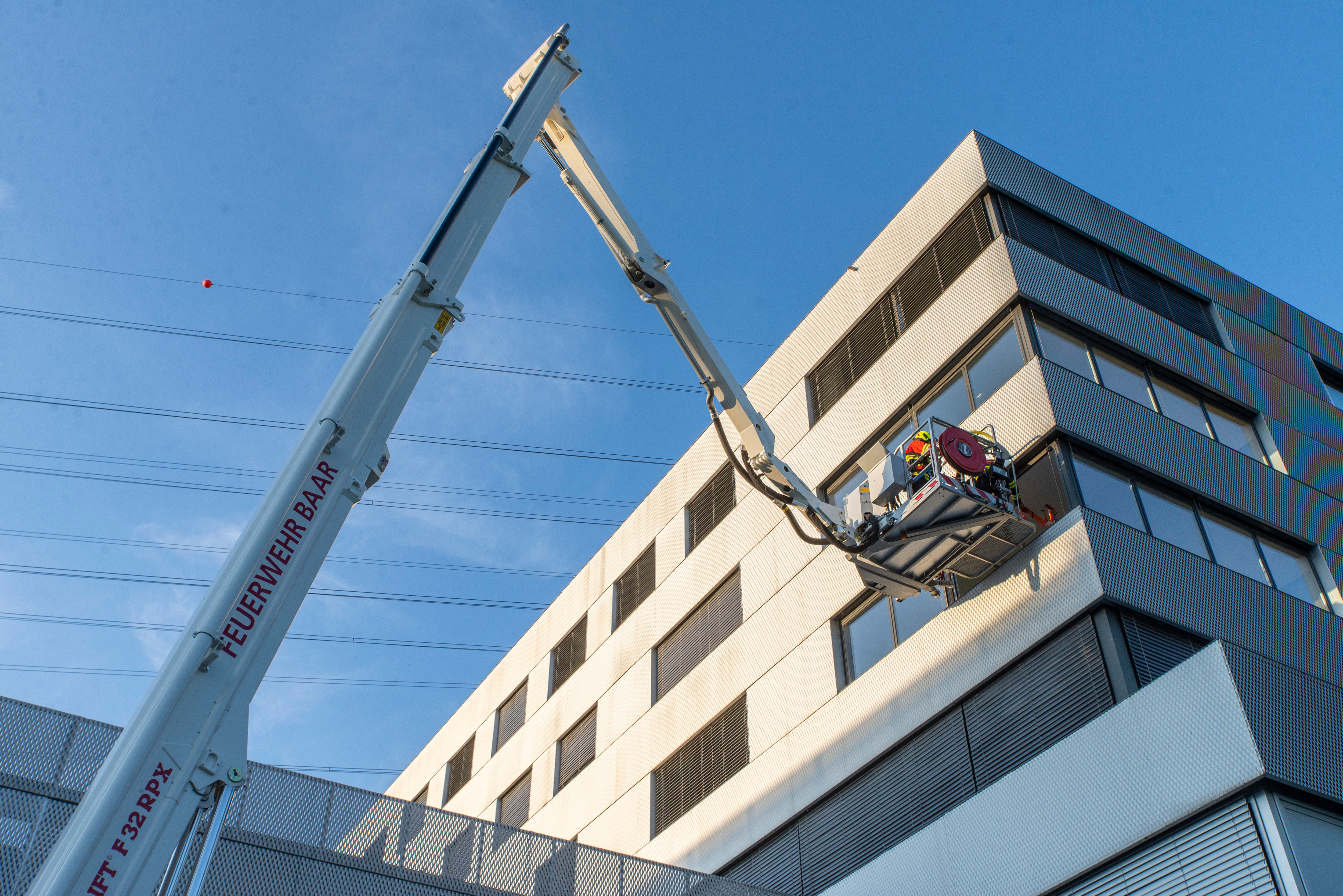 Rettung mittels Hubretter